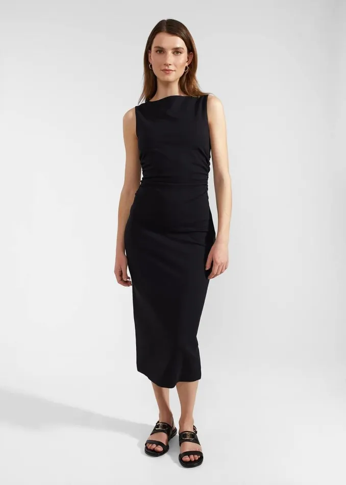 Women HOBBS Dresses and Jumpsuits Iliana Jersey Dress Navy