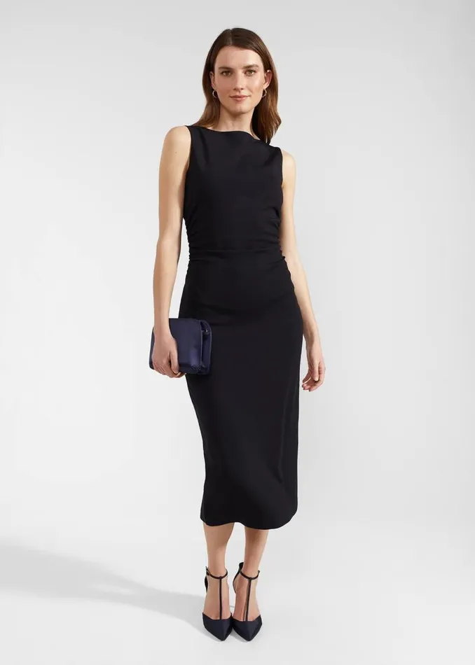 Women HOBBS Dresses and Jumpsuits Iliana Jersey Dress Navy
