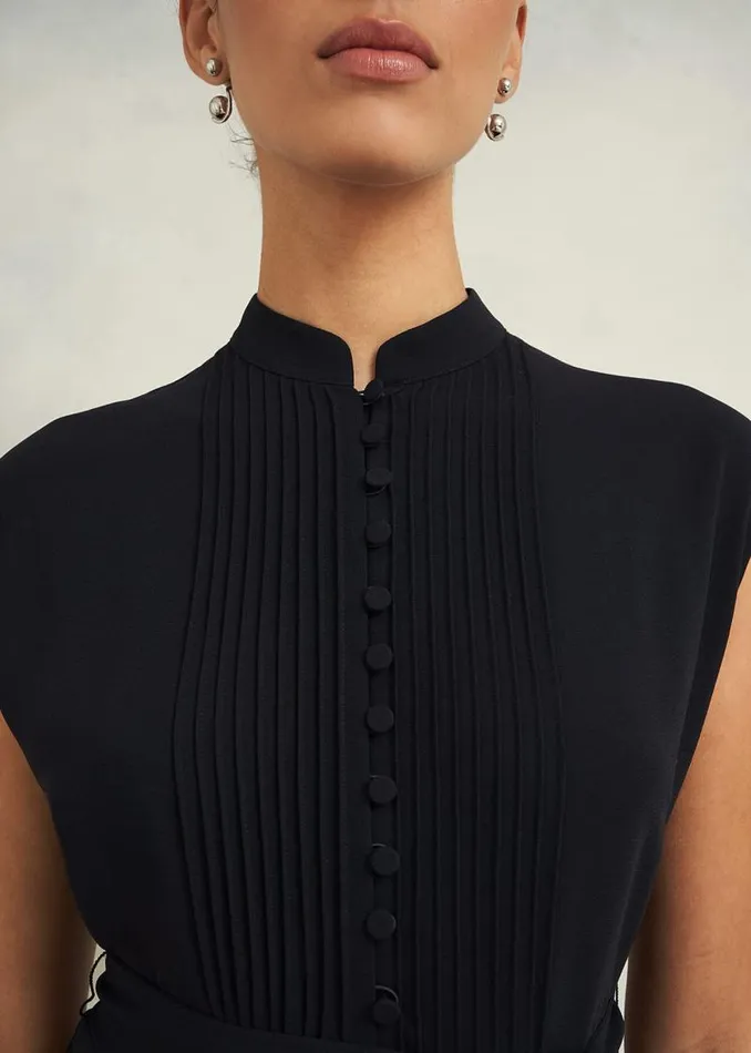 Women HOBBS Dresses and Jumpsuits Pia Pintuck Dress Black