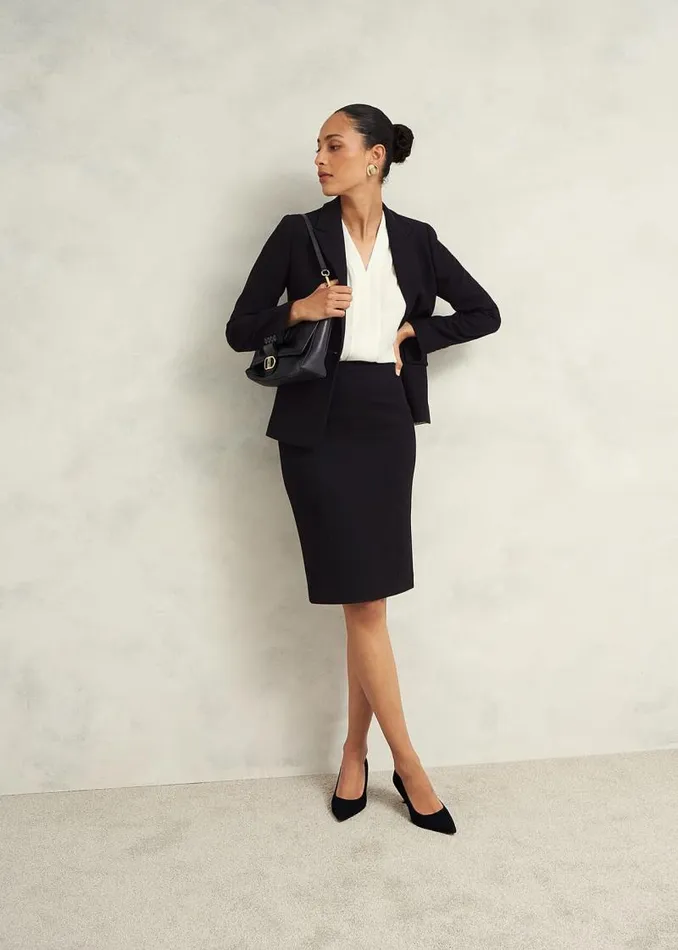 Women HOBBS Skirts Mia Skirt Black