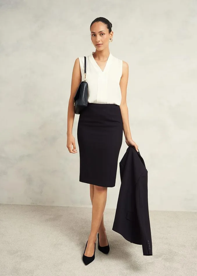 Women HOBBS Skirts Mia Skirt Black