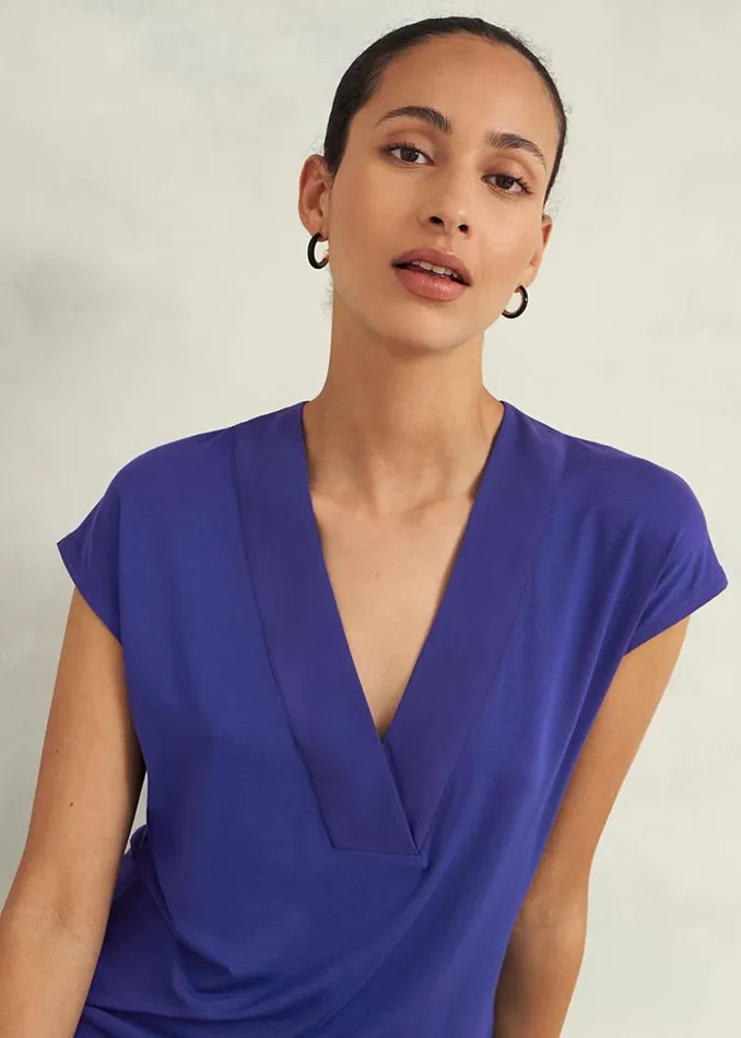 Women HOBBS Tops Jonie Top Shore Blue