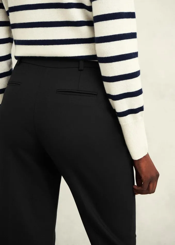 Women HOBBS Trousers Petite Gerrie Trousers Black