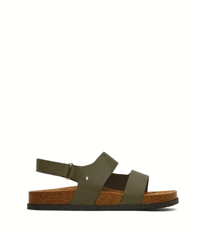 Women Idly Vegan Sandals Khaki Matt and Nat Sandals