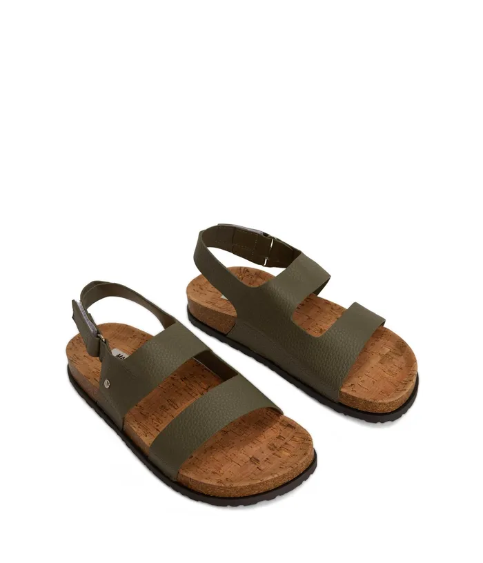 Women Idly Vegan Sandals Khaki Matt and Nat Sandals