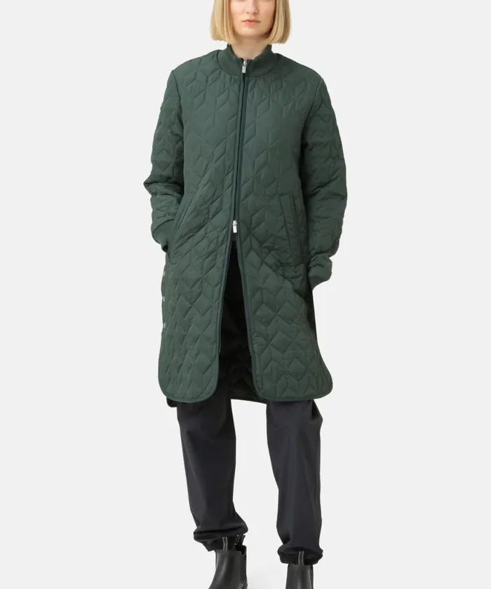 Women Ilse Jacobsen Padded Quilt Coat 8211 Beetle