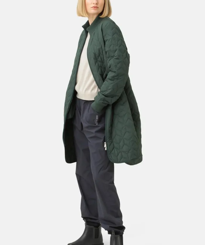 Women Ilse Jacobsen Padded Quilt Coat 8211 Beetle