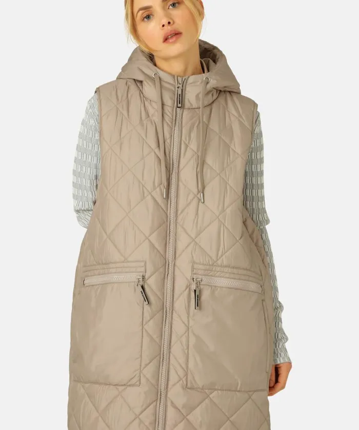 Women Ilse Jacobsen Padded Vest 8211 Cobblestone Women Ilse Jacobsen Padded Vest 8211 Cobblestone