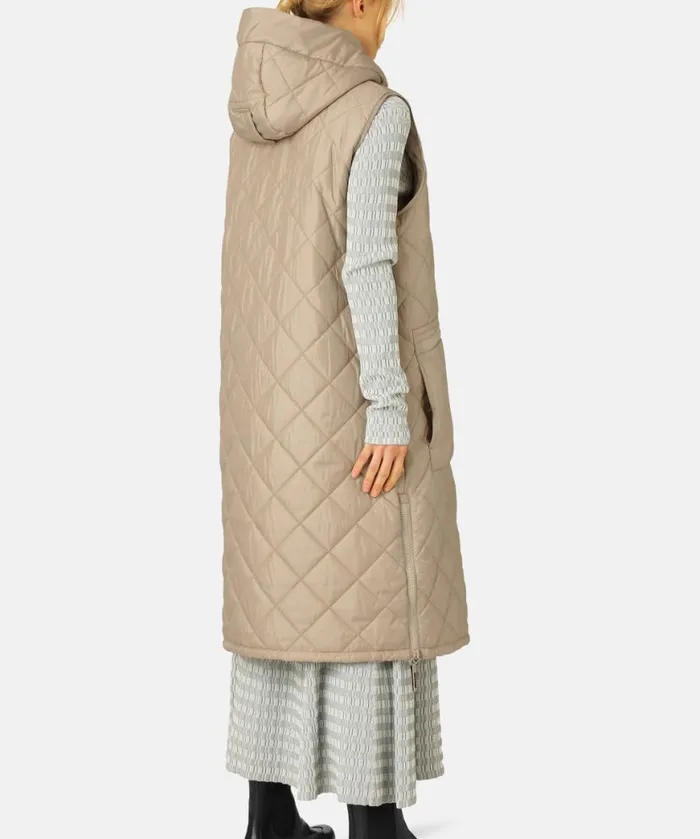 Women Ilse Jacobsen Padded Vest 8211 Cobblestone Women Ilse Jacobsen Padded Vest 8211 Cobblestone