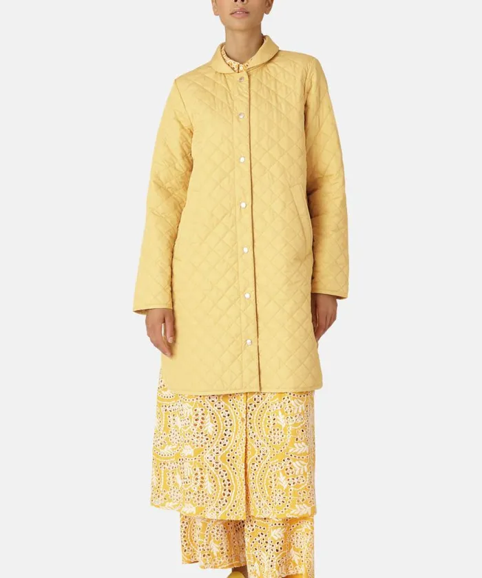 Women Ilse Jacobsen Quilt Coat 8211 Marigold