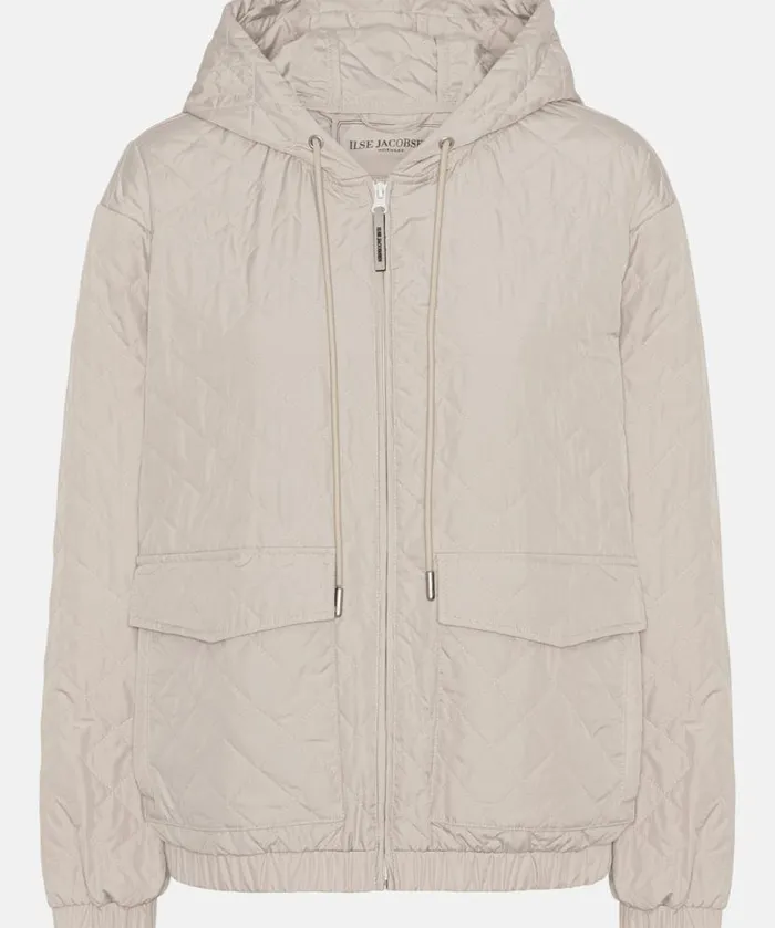 Women Ilse Jacobsen Quilt Jacket 8211 Chateau Gray