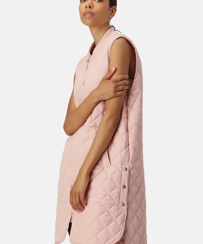 Women Ilse Jacobsen Quilt Vest 8211 Pale Pink Women Ilse Jacobsen Quilt Vest 8211 Pale Pink
