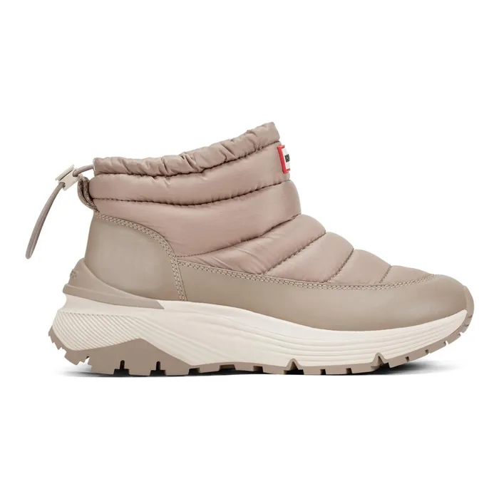 Women Insulated and Snow Boots Hunter Boots Anne Insulated Waterproof Snow Booties Medium Natural