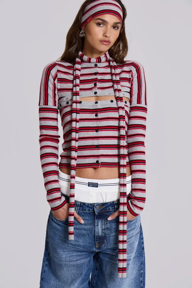Women Isla Stripe Headband Jaded London CoOrds