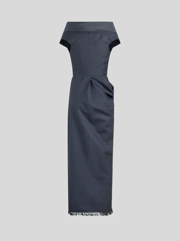 Women Jacquard Fabric Cocktail Dress Etro Dresses