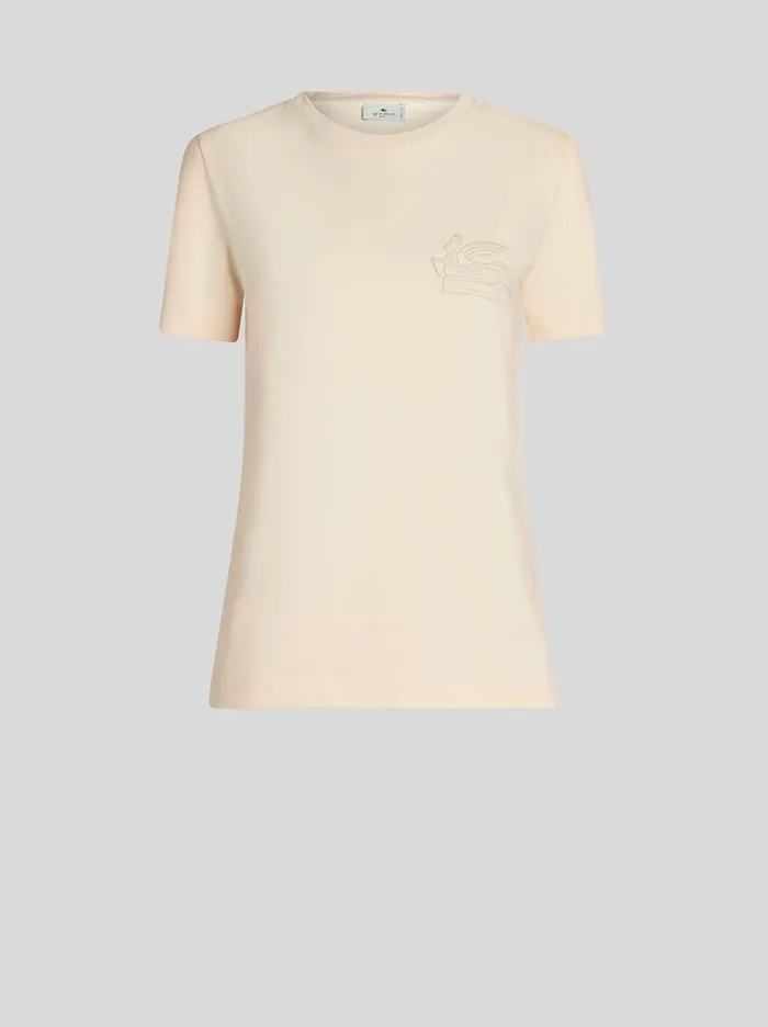 Women Jersey TShirt With Pegaso Etro Sweatshirts And TShirts