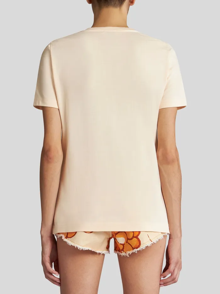 Women Jersey TShirt With Pegaso Etro Sweatshirts And TShirts