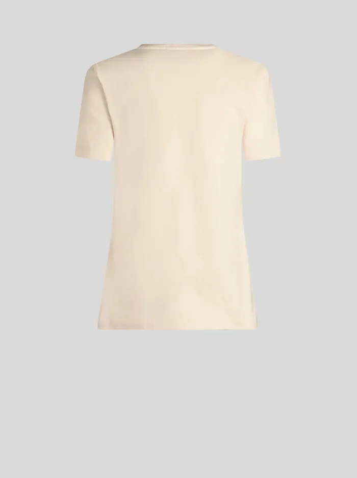 Women Jersey TShirt With Pegaso Etro Sweatshirts And TShirts