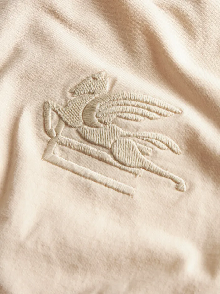Women Jersey TShirt With Pegaso Etro Sweatshirts And TShirts