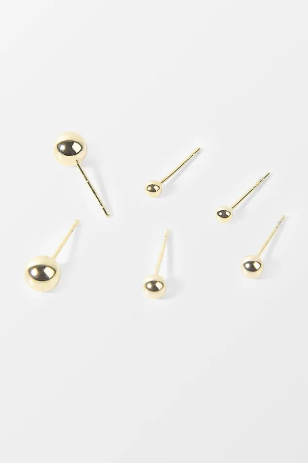 Women Jewellery Cupshe Poolside Copper Gold Geometric Earrings Golden