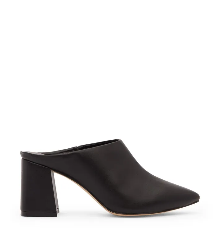 Women Joan Vegan Heels Black Matt and Nat Heels