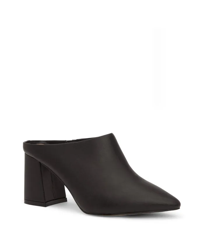 Women Joan Vegan Heels Black Matt and Nat Heels
