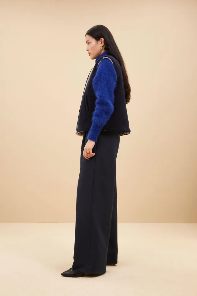 Women Joelle Woolen Jacket Midnight Bybar Jackets
