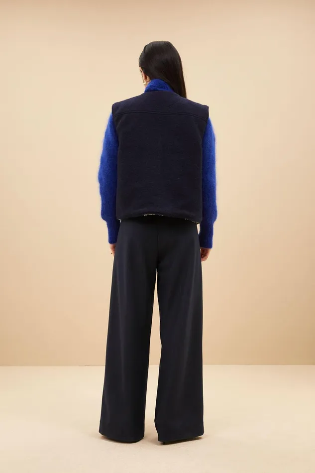 Women Joelle Woolen Jacket Midnight Bybar Jackets
