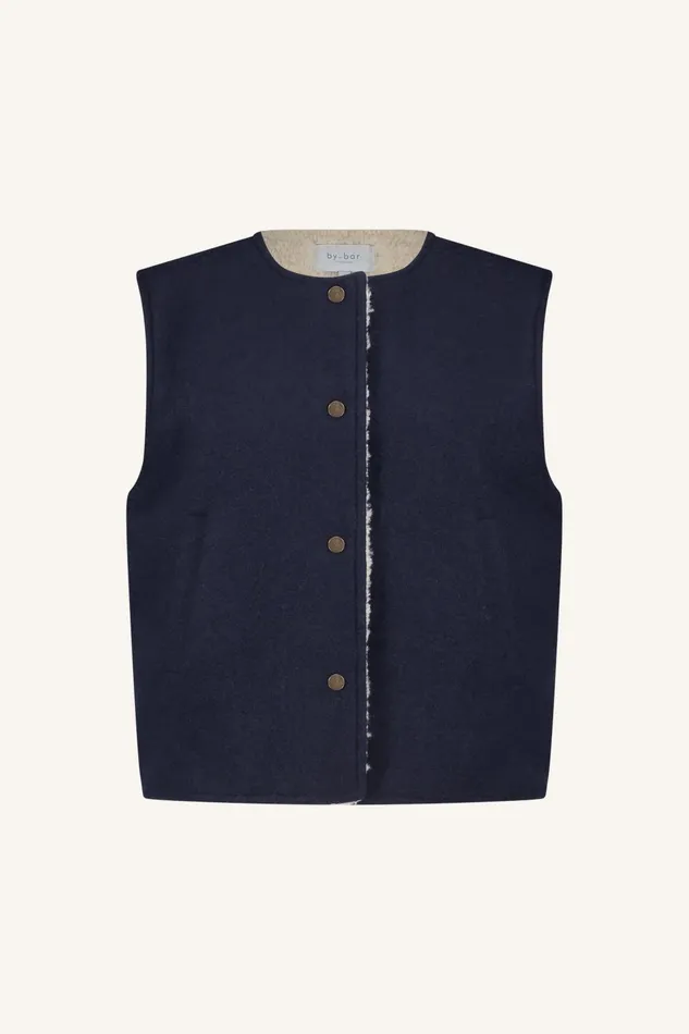 Women Joelle Woolen Jacket Midnight Bybar Jackets