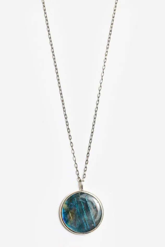 Women JOSEPH BROOKS LABRADORITE PENDANT Blue Johnny Was Jewelry