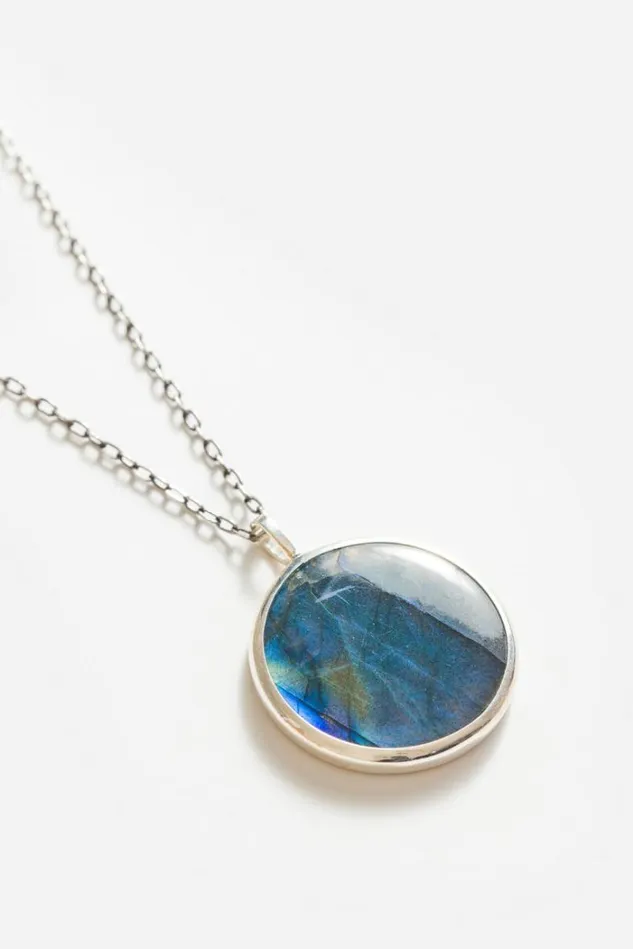 Women JOSEPH BROOKS LABRADORITE PENDANT Blue Johnny Was Jewelry
