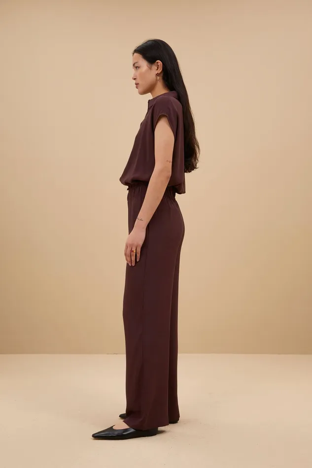 Women Kiek Viscose Top Pecan Bybar Blouses Women Kiek Viscose Top Pecan Bybar Blouses