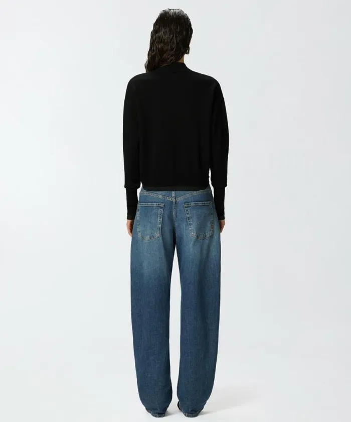Women Knitwear Pinko Cashmereblend Turtleneck With Metallic Cuffs Limo Black Women Knitwear Pinko Cashmereblend Turtleneck With Metallic Cuffs Limo Black