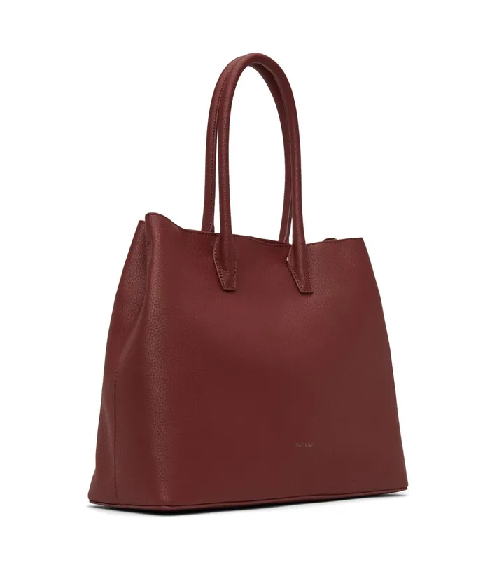 Women Krista Vegan Satchel 8211 Purity Beet Matt and Nat Satchels