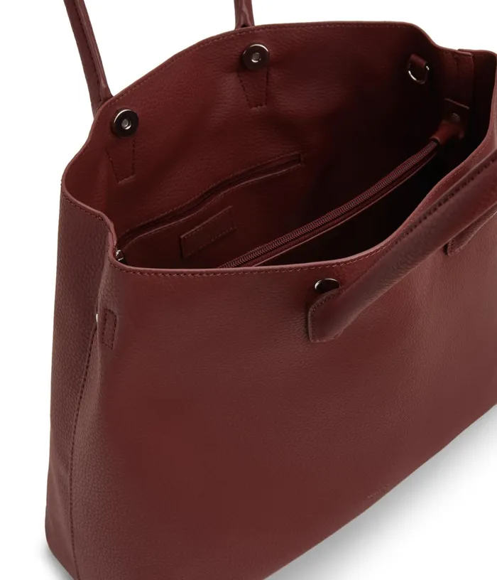 Women Krista Vegan Satchel 8211 Purity Beet Matt and Nat Satchels