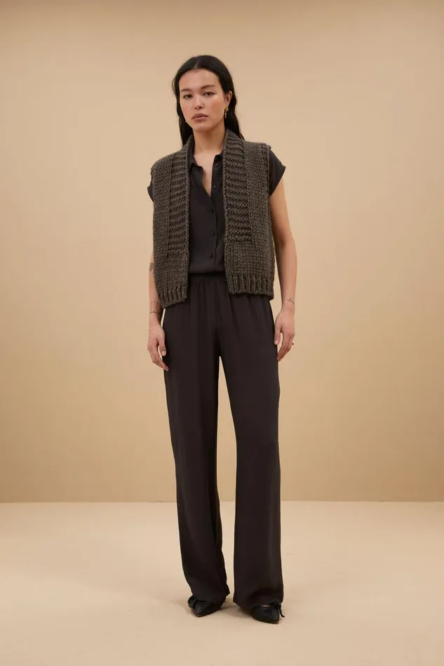 Women Levi Gilet Cafe Noir Bybar Cardigans