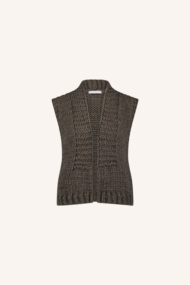 Women Levi Gilet Cafe Noir Bybar Cardigans