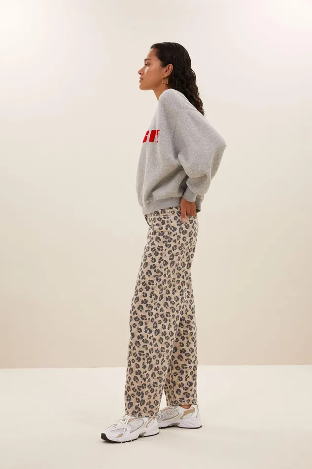 Women Lew Cheetah Pants Cheetah Print Bybar Trousers Women Lew Cheetah Pants Cheetah Print Bybar Trousers