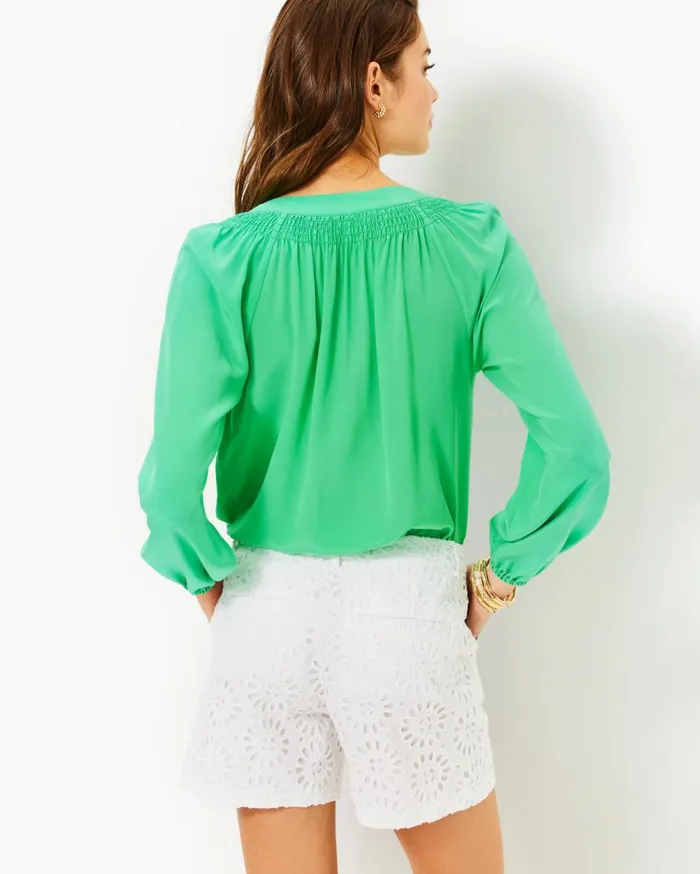 Women Lilly Pulitzer Bottoms 5034 Gretchen High Rise Cotton Eyelet Short Resort White Oversized Pinwheel Eyelet Women Lilly Pulitzer Bottoms 5034 Gretchen High Rise Cotton Eyelet Short Resort White Oversized Pinwheel Eyelet