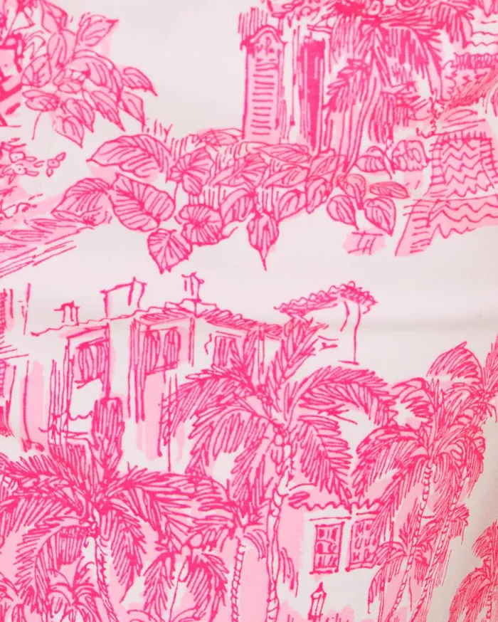 Women Lilly Pulitzer Bottoms 5034 Gretchen High Rise Short Resort White Pb Anniversary Toile Women Lilly Pulitzer Bottoms 5034 Gretchen High Rise Short Resort White Pb Anniversary Toile