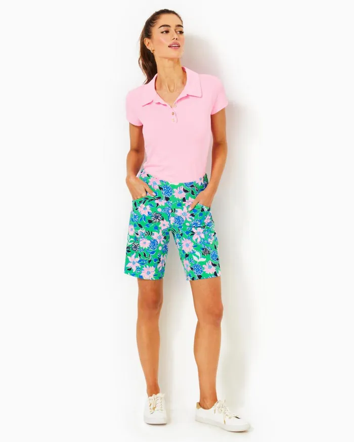 Women Lilly Pulitzer Bottoms UPF 50 Luxletic 9 Spearmint Golf Till You Drop Woven Women Lilly Pulitzer Bottoms UPF 50 Luxletic 9 Spearmint Golf Till You Drop Woven