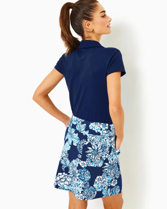 Women Lilly Pulitzer Bottoms UPF 50 Luxletic Monica Skort Low Tide Navy Bouquet All Day Golf Women Lilly Pulitzer Bottoms UPF 50 Luxletic Monica Skort Low Tide Navy Bouquet All Day Golf