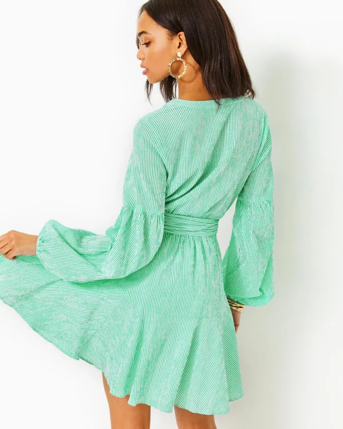 Women Lilly Pulitzer Dresses Carla Striped Dress Spearmint Harbor Stripe Women Lilly Pulitzer Dresses Carla Striped Dress Spearmint Harbor Stripe