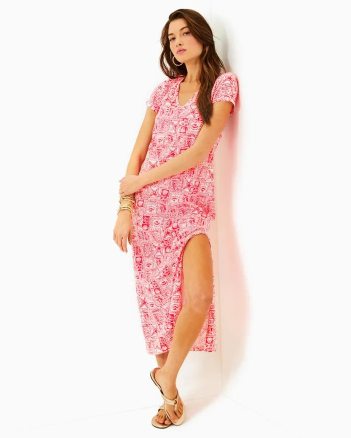 Women Lilly Pulitzer Dresses Etta Maxi Dress Mizner Red Seaside Harbour Women Lilly Pulitzer Dresses Etta Maxi Dress Mizner Red Seaside Harbour