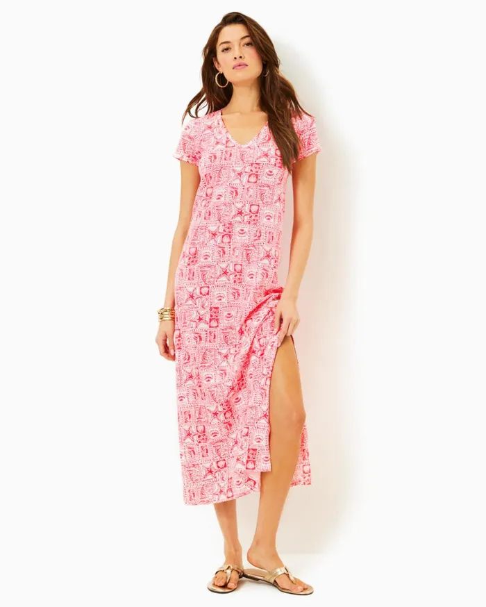 Women Lilly Pulitzer Dresses Hadly Smocked Maxi Dress True Navy Poly Crepe Swirl Clip Women Lilly Pulitzer Dresses Hadly Smocked Maxi Dress True Navy Poly Crepe Swirl Clip