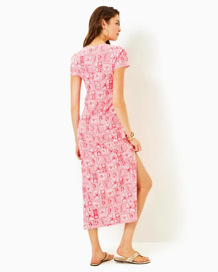 Women Lilly Pulitzer Dresses Hadly Smocked Maxi Dress True Navy Poly Crepe Swirl Clip Women Lilly Pulitzer Dresses Hadly Smocked Maxi Dress True Navy Poly Crepe Swirl Clip