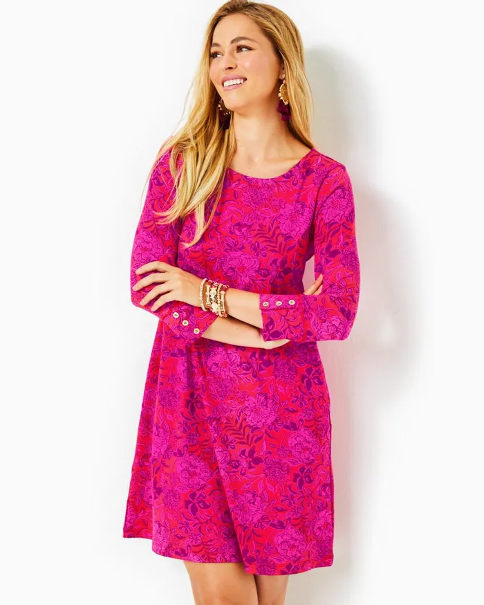 Women Lilly Pulitzer Dresses UPF 50 Solia ChillyLilly Dress Multi Spring In Your Step Women Lilly Pulitzer Dresses UPF 50 Solia ChillyLilly Dress Multi Spring In Your Step