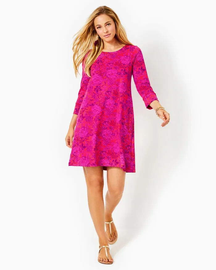 Women Lilly Pulitzer Dresses UPF 50 Solia ChillyLilly Dress Multi Spring In Your Step Women Lilly Pulitzer Dresses UPF 50 Solia ChillyLilly Dress Multi Spring In Your Step