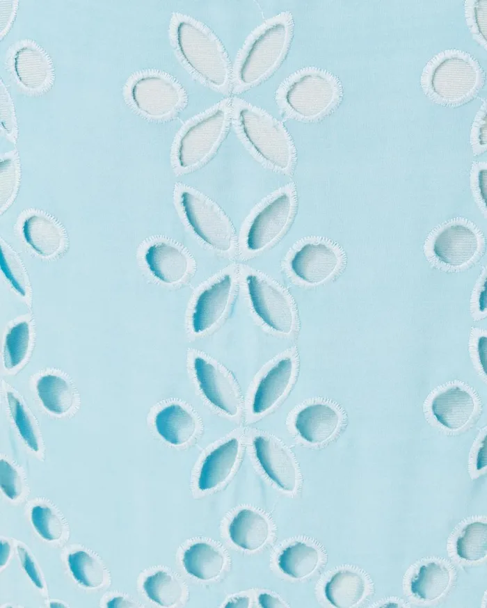 Women Lilly Pulitzer Dresses Zia Eyelet Midi Shirtdress Hydra Blue Soiree Eyelet Women Lilly Pulitzer Dresses Zia Eyelet Midi Shirtdress Hydra Blue Soiree Eyelet
