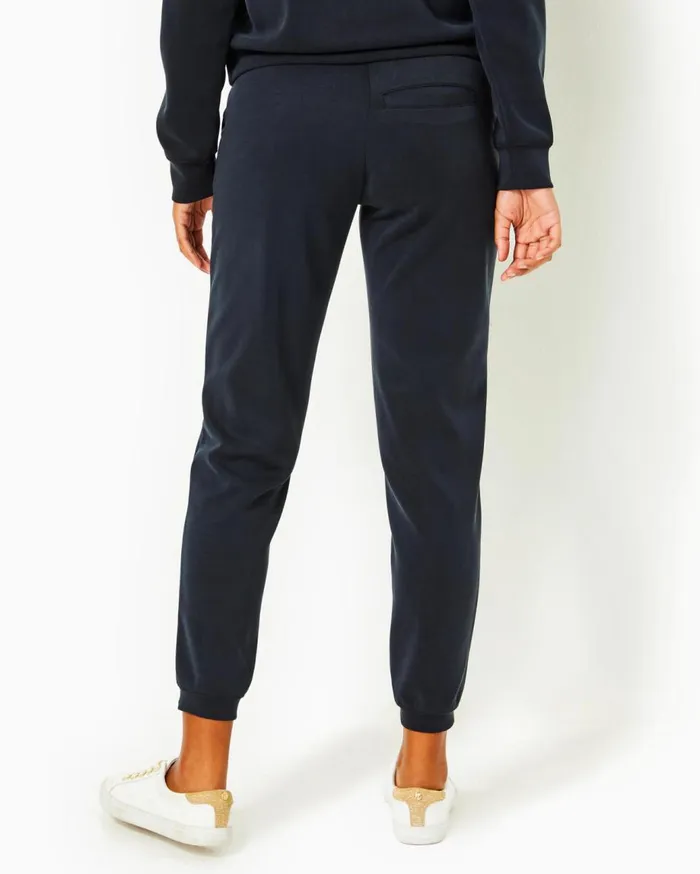 Women Lilly Pulitzer Loungewear UPF 50 Kendy Pullover and Aveena Knit Pant Set Noir Women Lilly Pulitzer Loungewear UPF 50 Kendy Pullover and Aveena Knit Pant Set Noir